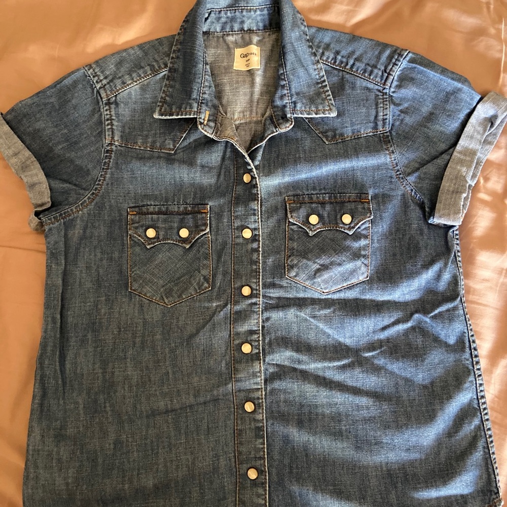 GAP 1969 western denim shirt